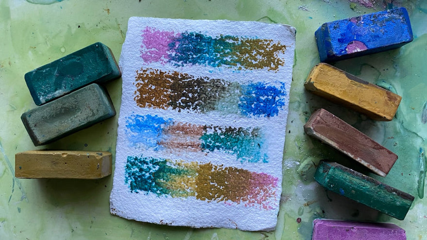 {VIDEO} paint swatching #tracibautistaCOLOR WANDER collection PIGMENT BARS