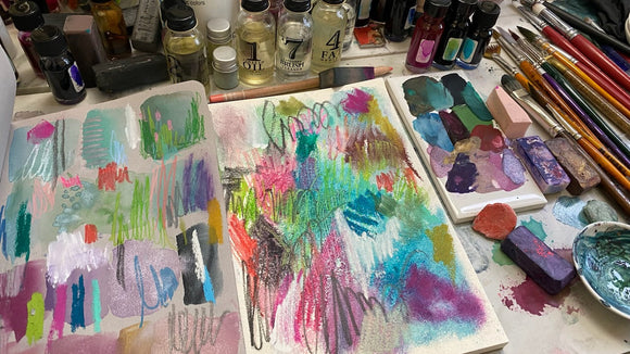{LIVE} 5 IDEAS: gathering COLOR inspiration in your sketchbook