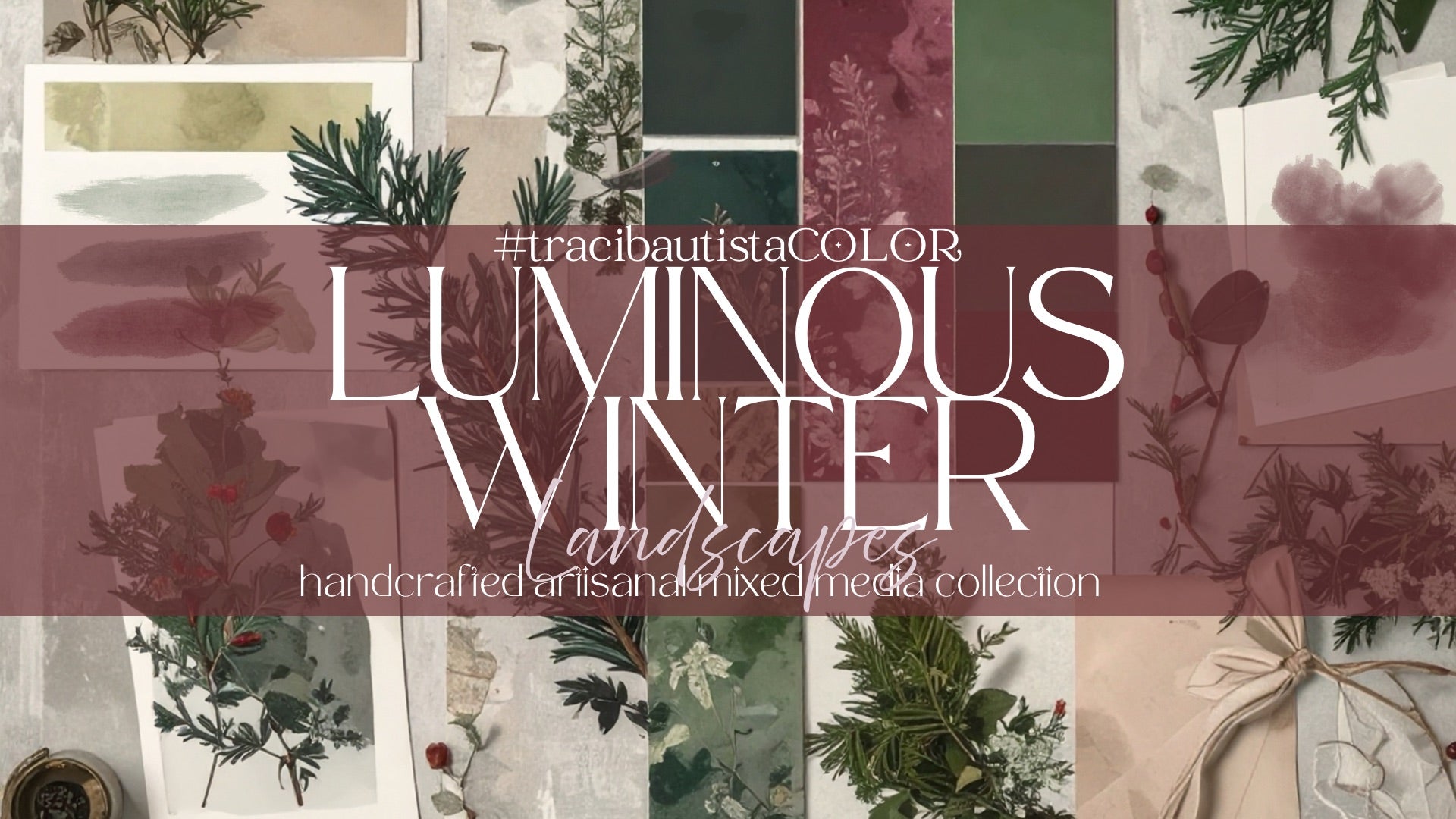#tracibautistaCOLOR WINTER LANDSCAPES collection