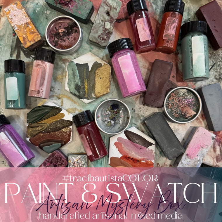 #tracibautistaCOLOR ~ PAINT + SWATCH Artisan Mystery Box