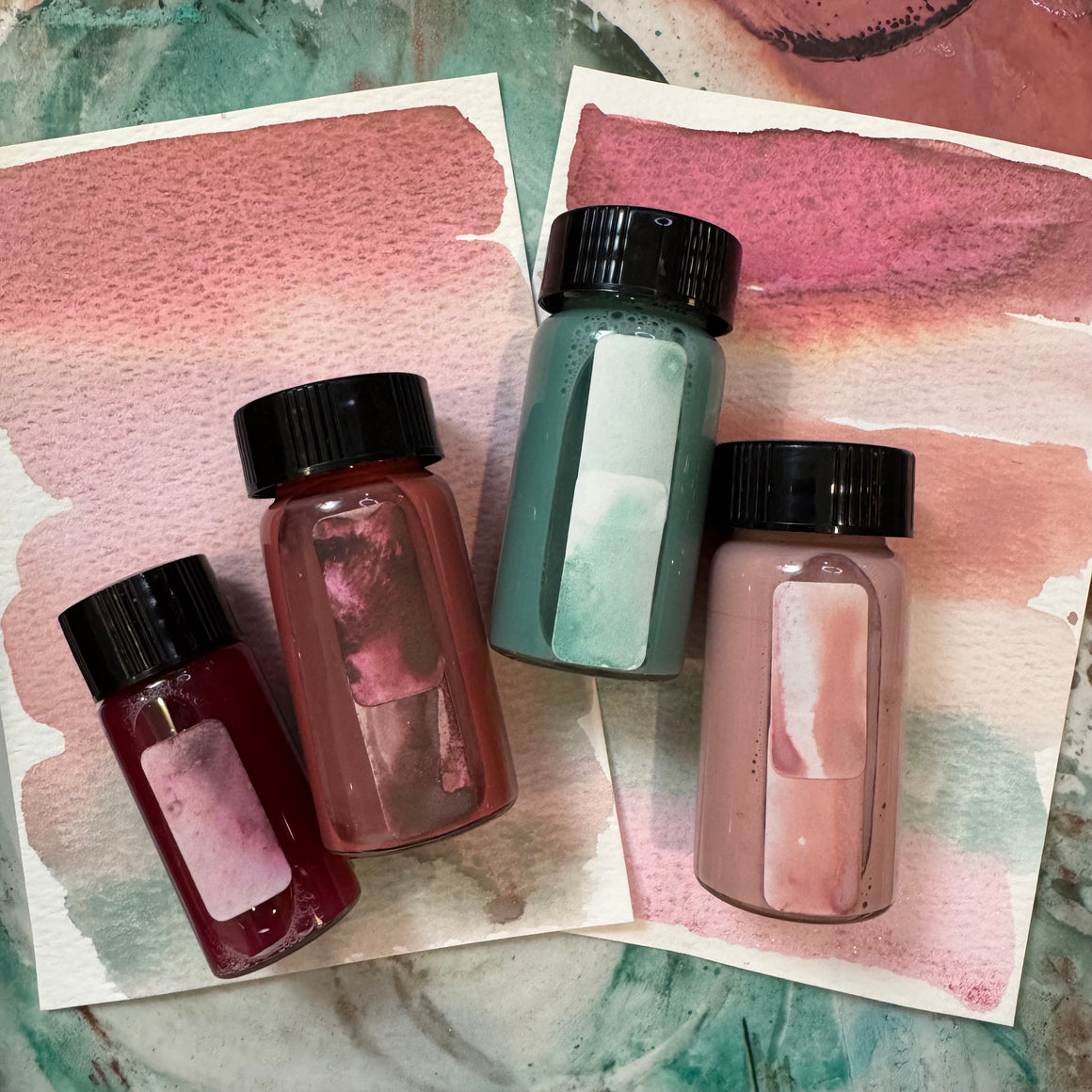 #tracibautistaCOLOR VELVET & VERDIGRIS Shimmer & Patina INK collection
