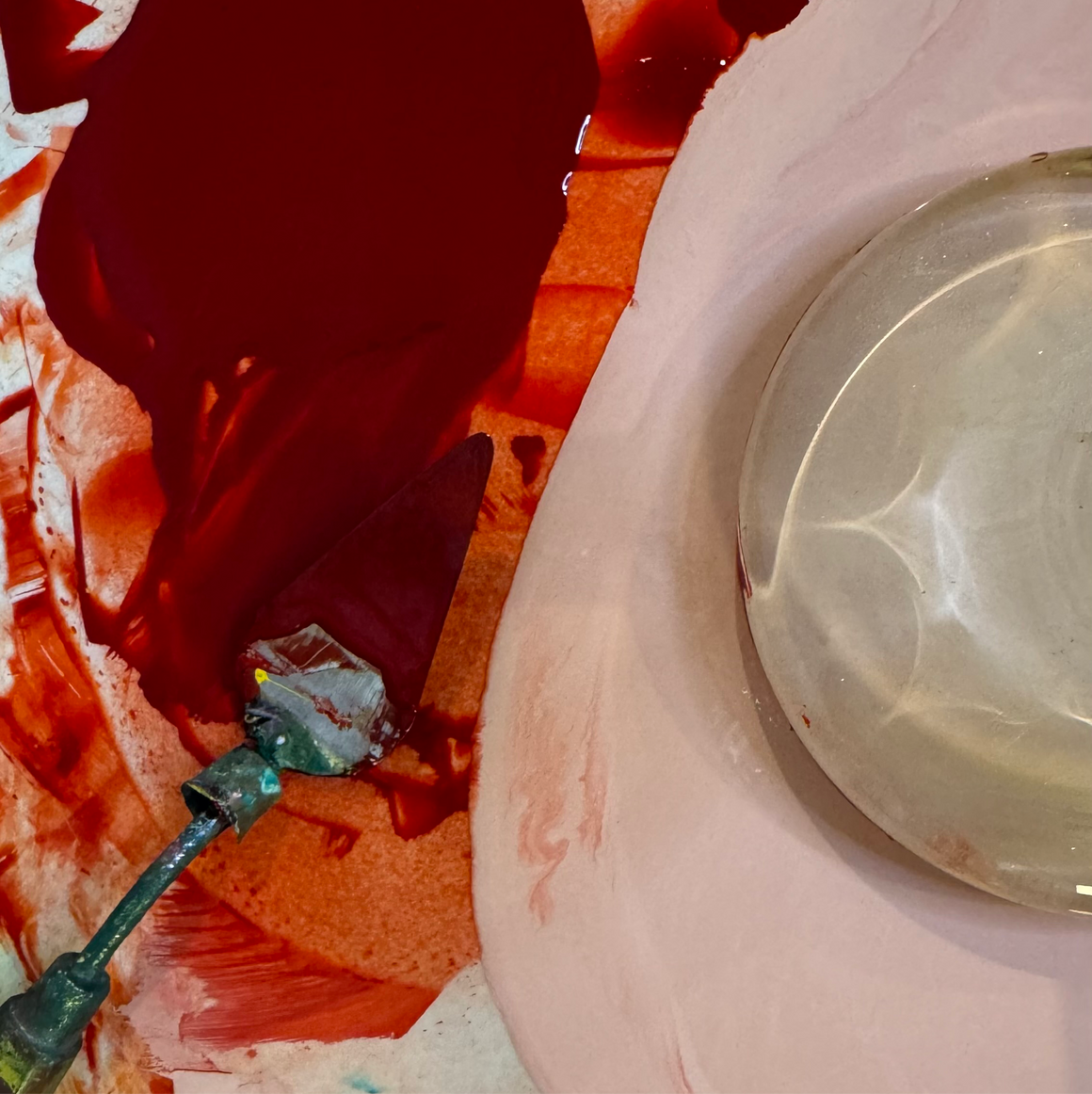 #tracibautistaCOLOR ~ SEVEN collection multi-color watercolor mini XL swatch tile {4-set}