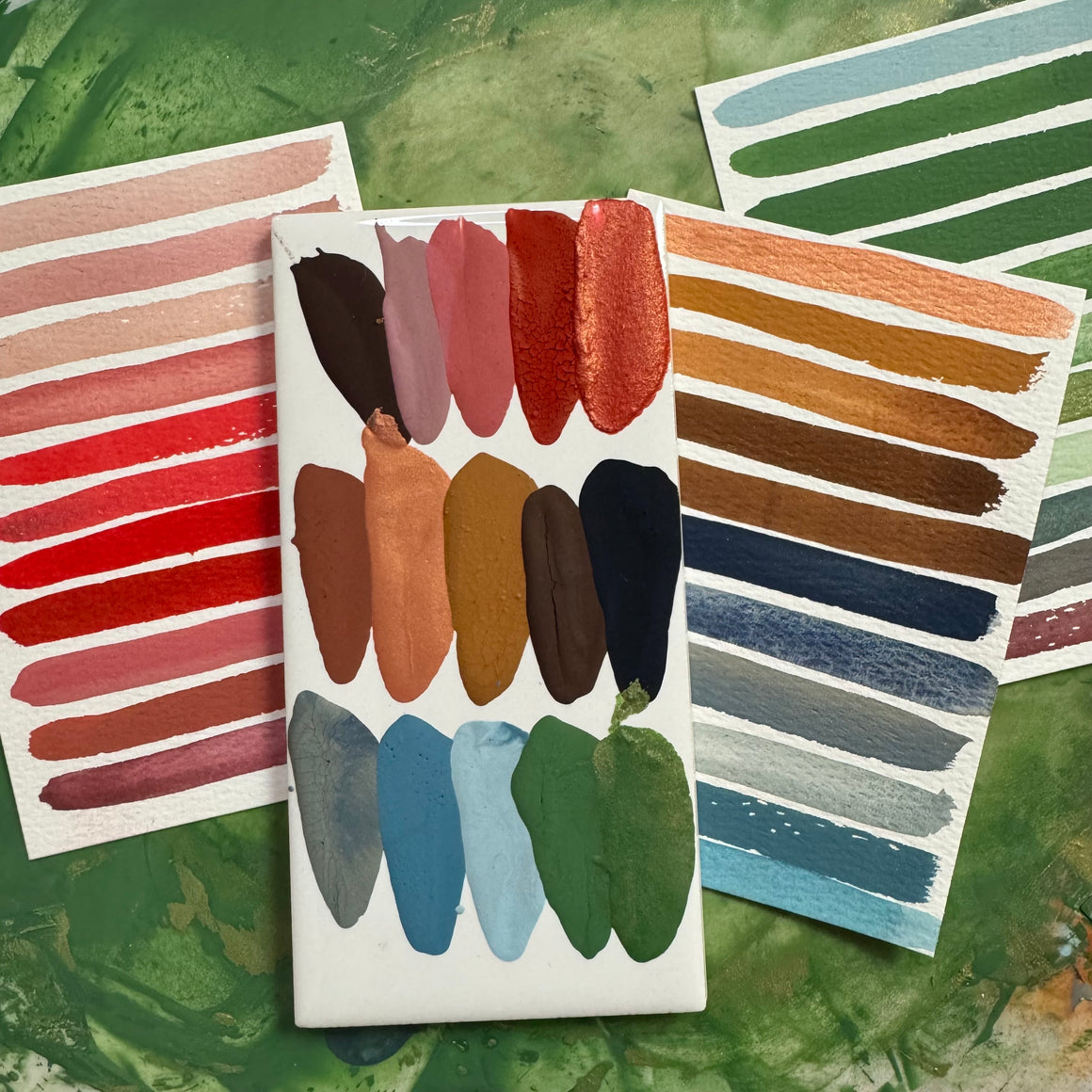 #tracibautistaCOLOR EIGHT collection: WOVEN HERstories XL watercolor tile