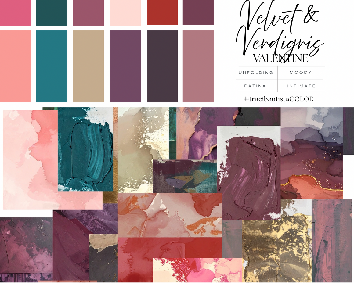 #tracibautistaCOLOR VELVET & VERDIGRIS collection