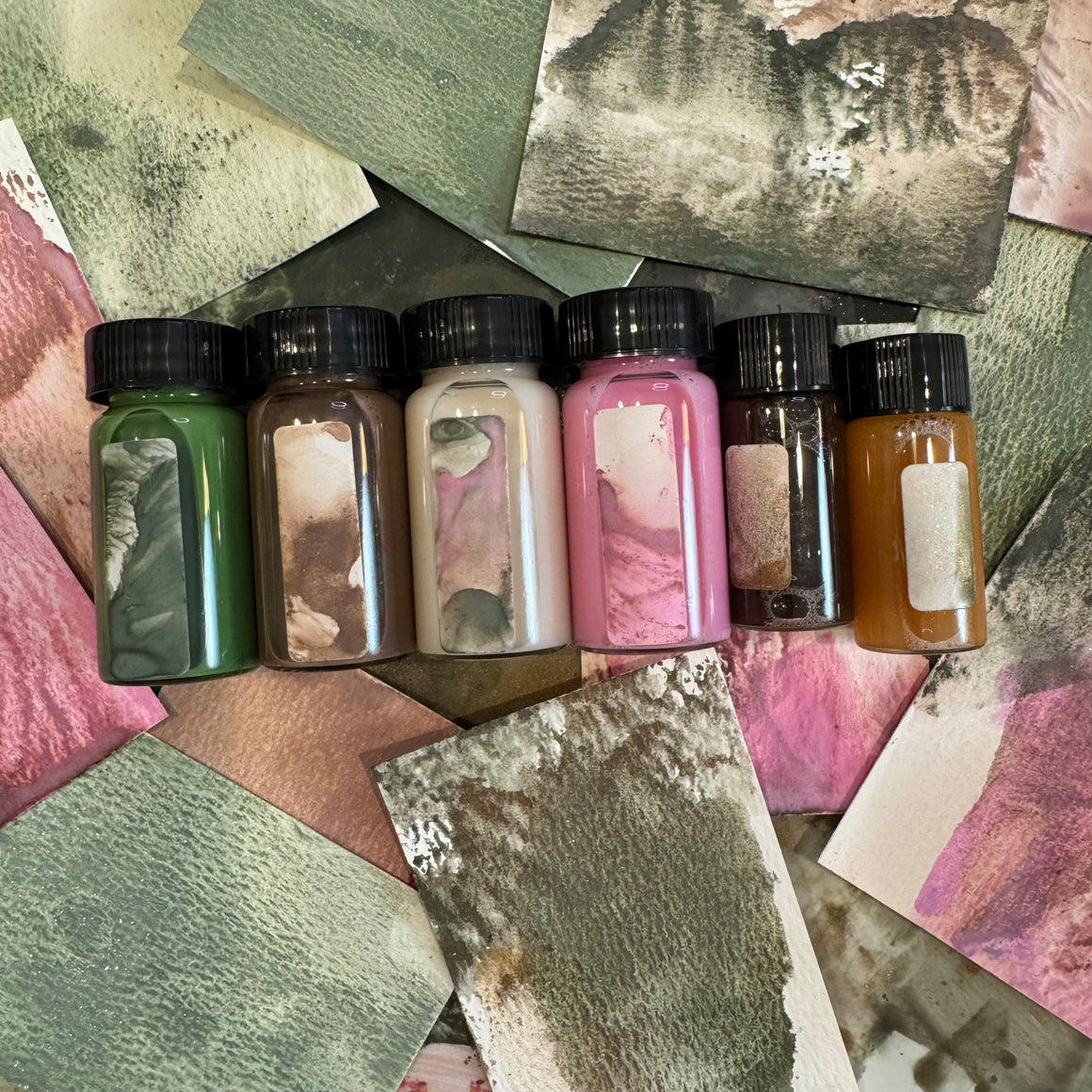 LUMINOUS WINTER botanicals Mineral Wash ink {6-set}