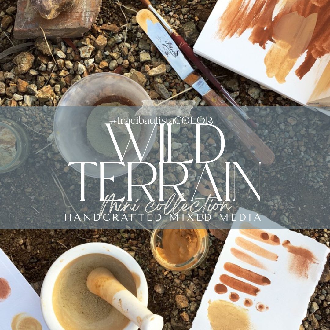 #tracibautistaCOLOR ~ WILD TERRAIN artisanal paint mini collection