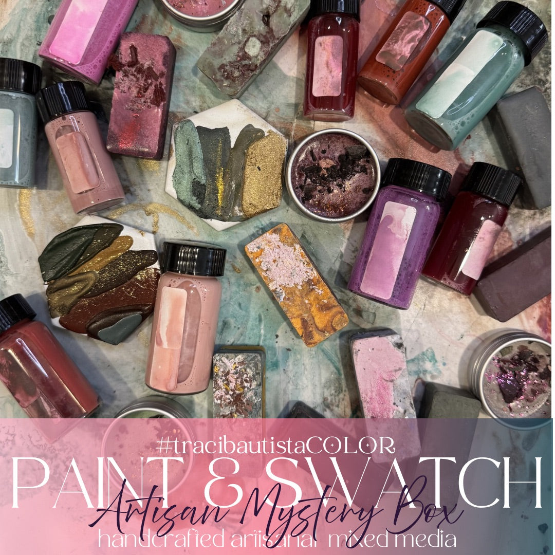 #tracibautistaCOLOR ~ PAINT + SWATCH Artisan Mystery Box