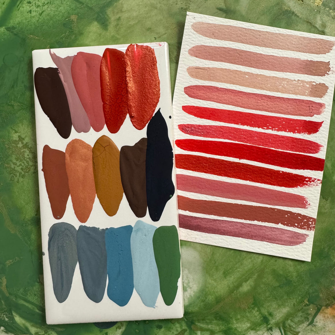 #tracibautistaCOLOR EIGHT collection: WOVEN HERstories XL watercolor tile