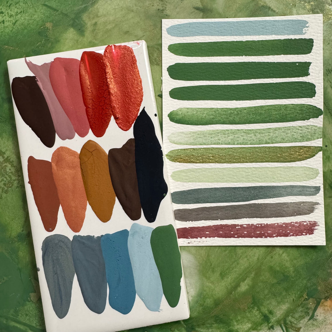 #tracibautistaCOLOR EIGHT collection: WOVEN HERstories XL watercolor tile