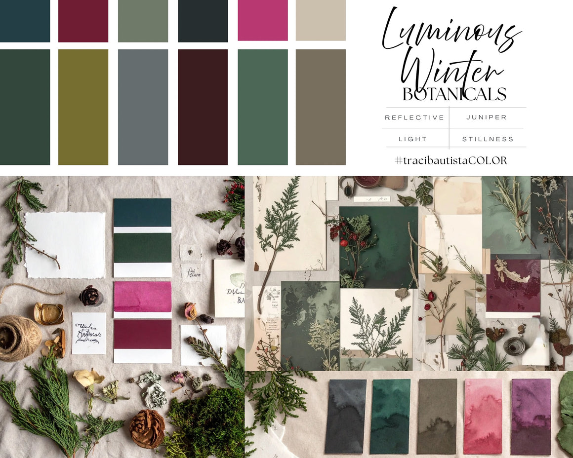 #tracibautistaCOLOR LUMINOUS WINTER botanicals {HOLIDAY 2025 pre-order}