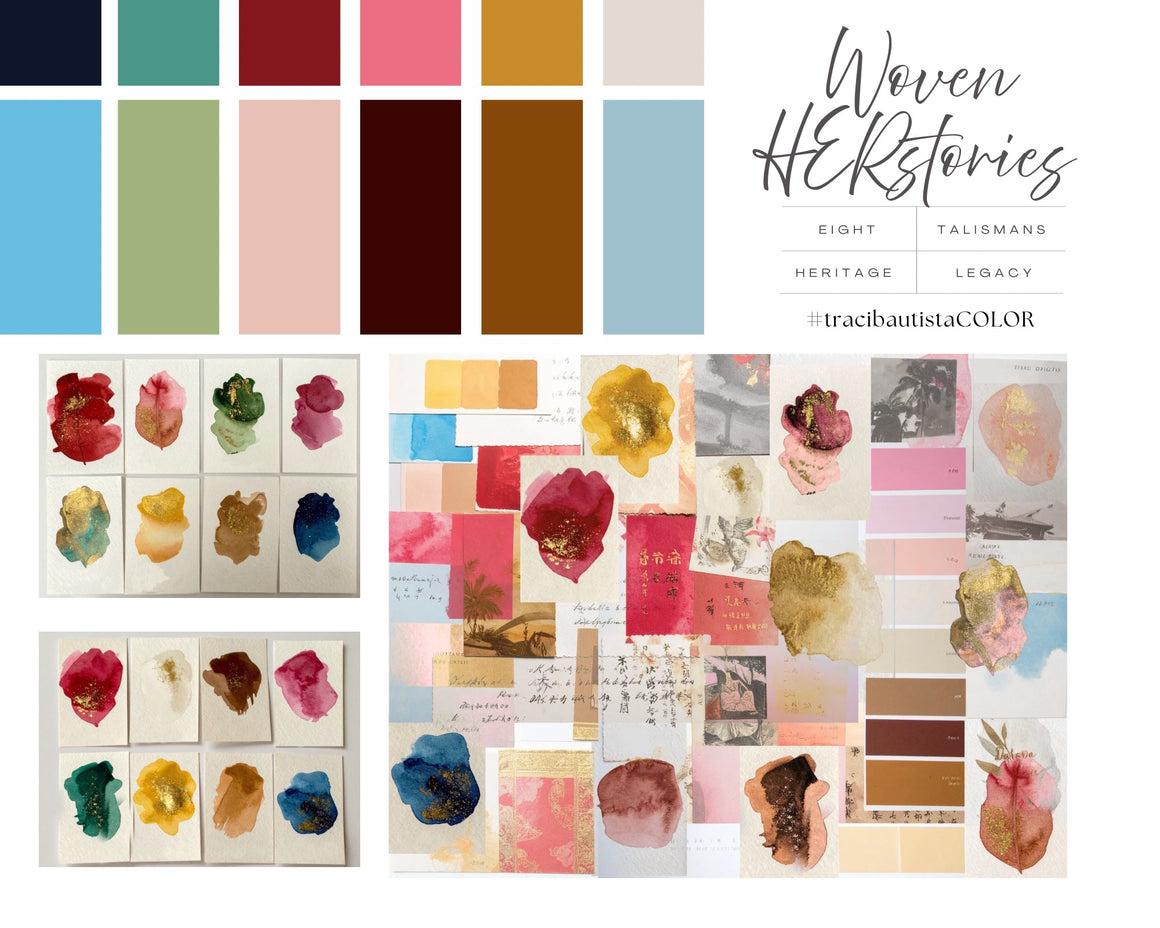 woven HERstories collection by #tracibautistaCOLOR