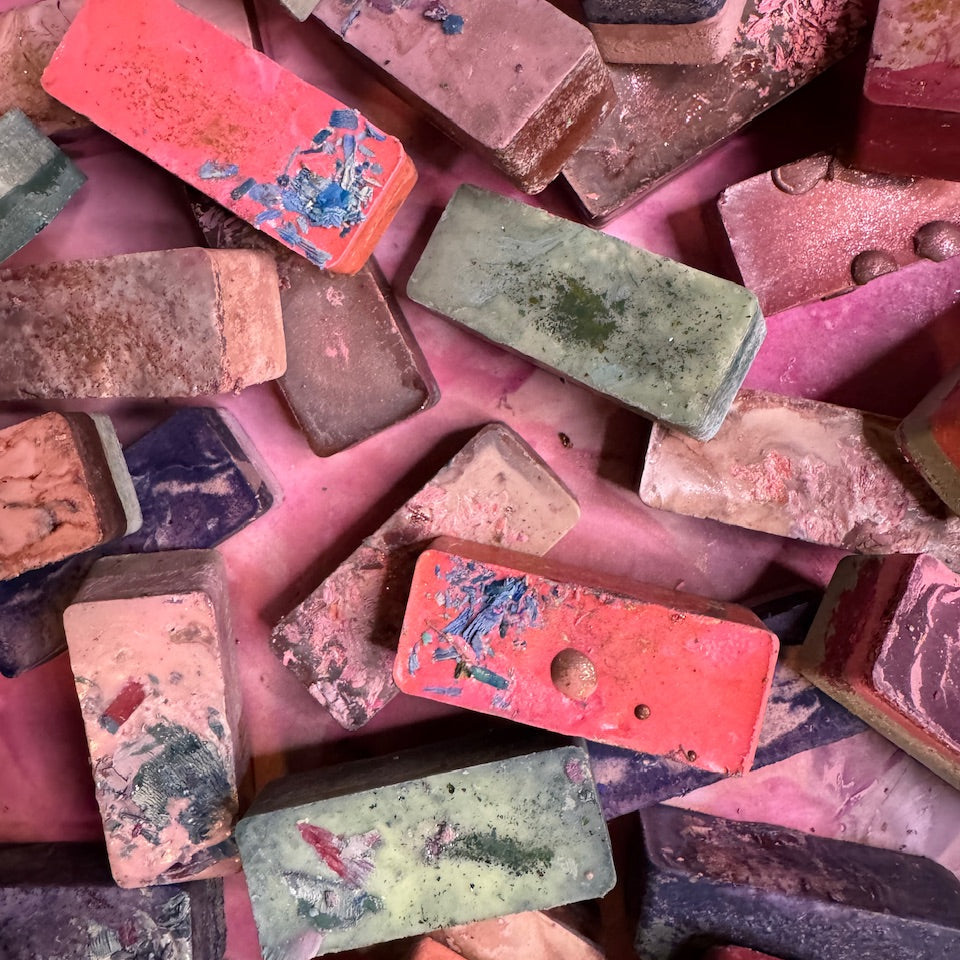 #tracibautistaCOLOR PIGMENT BARS handcrafted wax paint