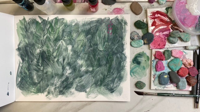 WILD BLOOMS: mixed media workshop