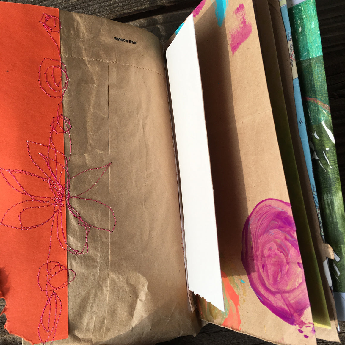 {be FREE} FREE spirit handmade art journal by traci bautista