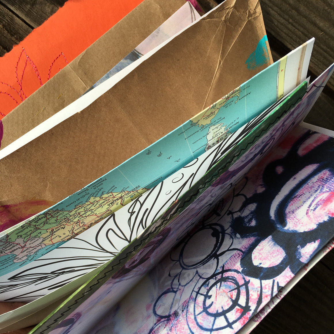 {be FREE} FREE spirit handmade art journal by traci bautista