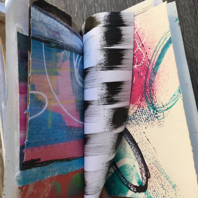 {LOVE voyage} FREE spirit handmade art journal by traci bautista