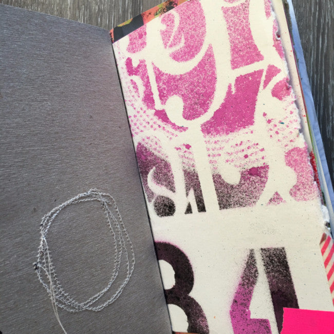 {traveler} FREE spirit handmade art journal by traci bautista