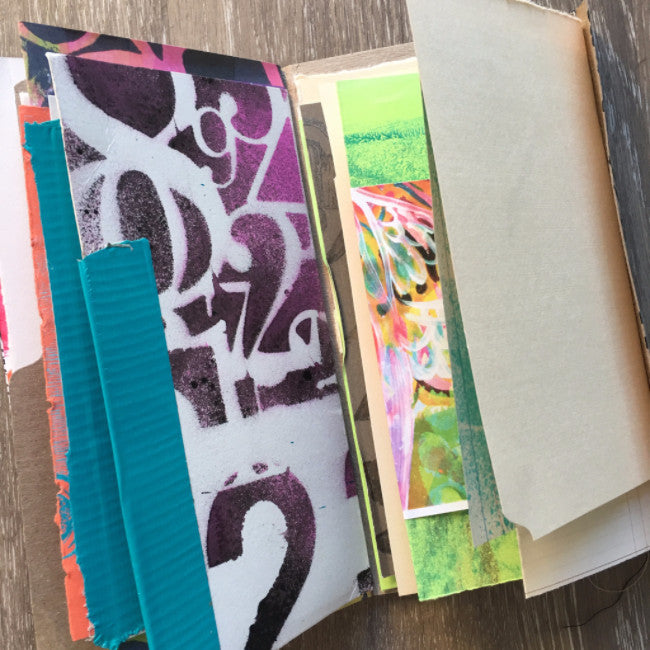 {traveler} FREE spirit handmade art journal by traci bautista