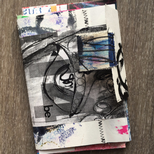 {creativity FLOWS} FREE spirit handmade art journal by traci bautista