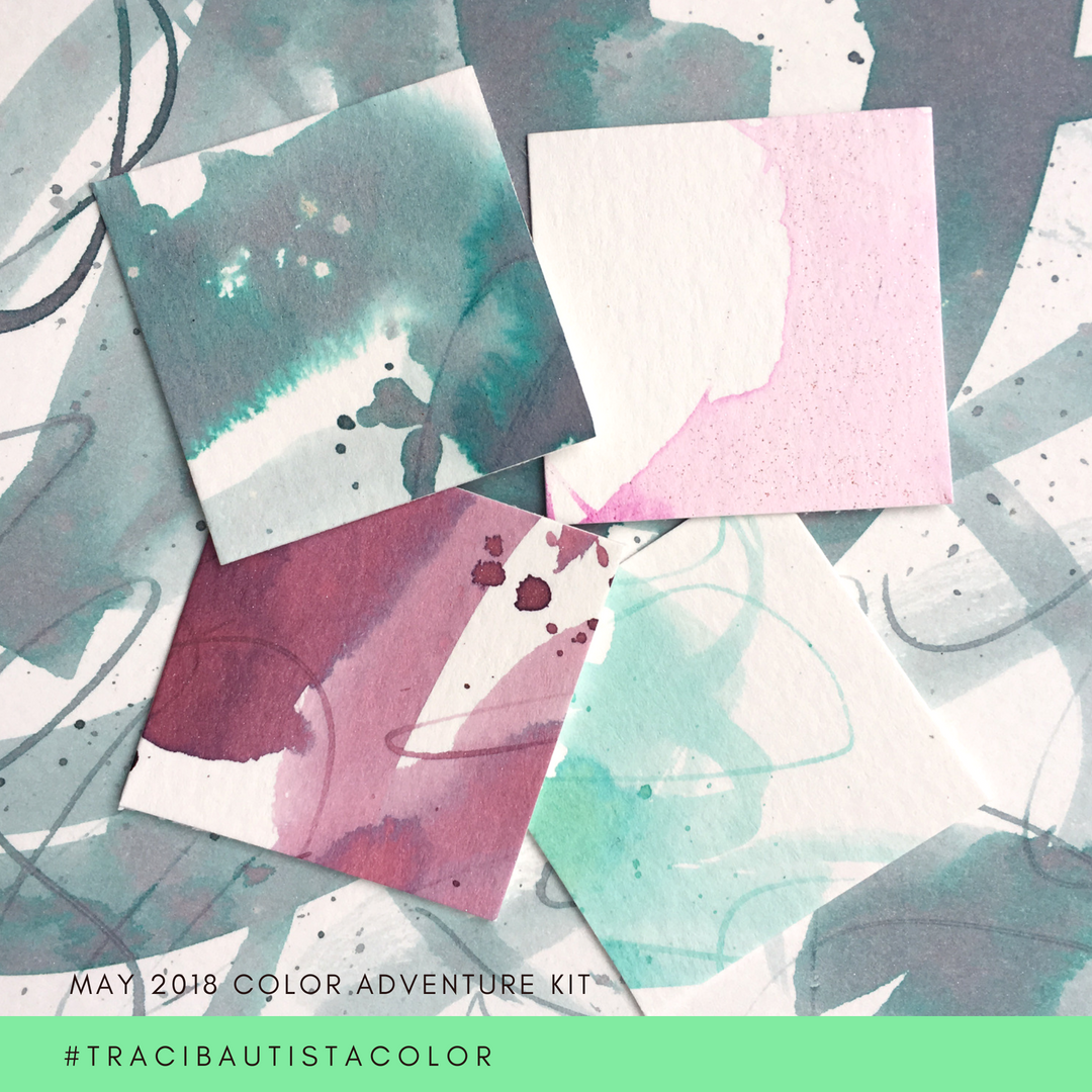 #tracibautistaCOLOR ~ MERMAID TAILS artisan ink 4 set {15ml}