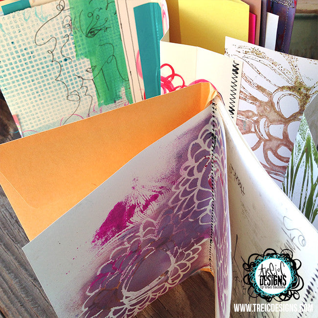 collage PLAY art quilt handmade art journal