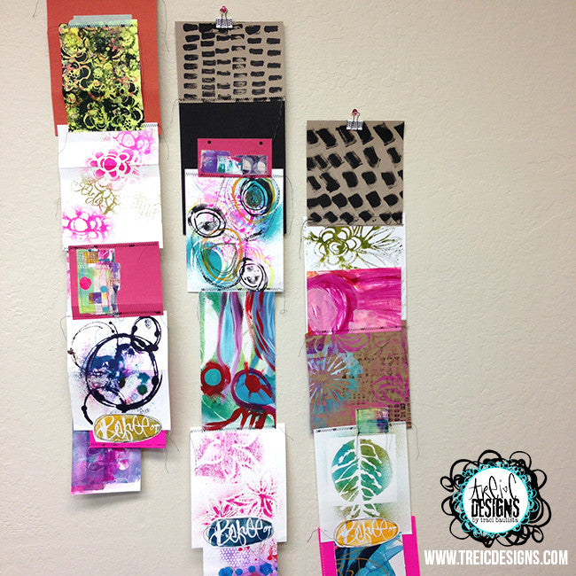 be FREE. let go. art quilt handmade journal