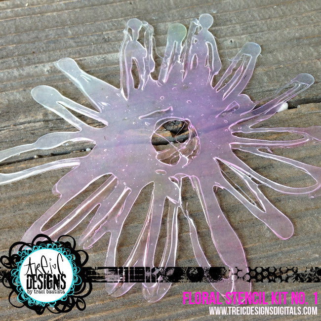 FLORAL stencil kit no. 1 + live stream