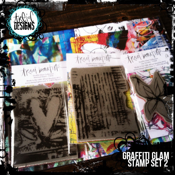 graffiti GLAM stamp set #2