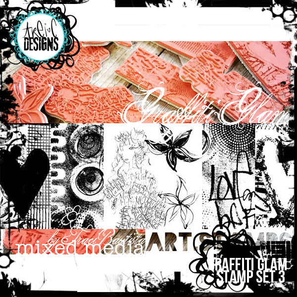 graffiti GLAM stamp set #3
