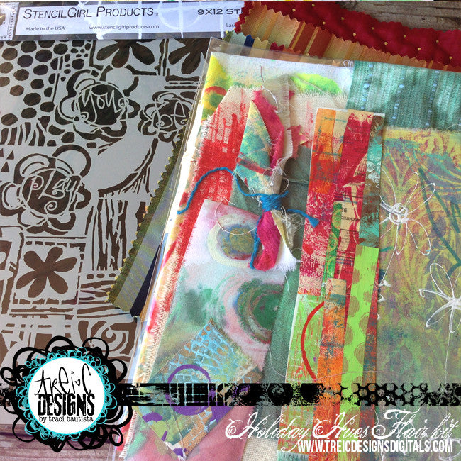 HOLIDAY hues FLAIR kit + stencil
