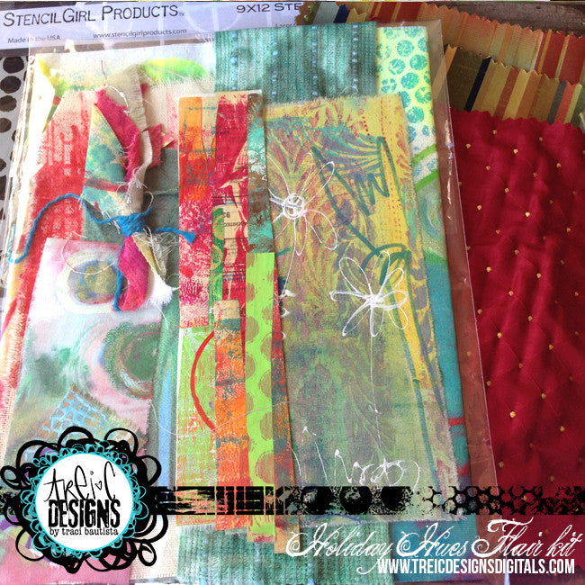 HOLIDAY hues FLAIR kit + stencil