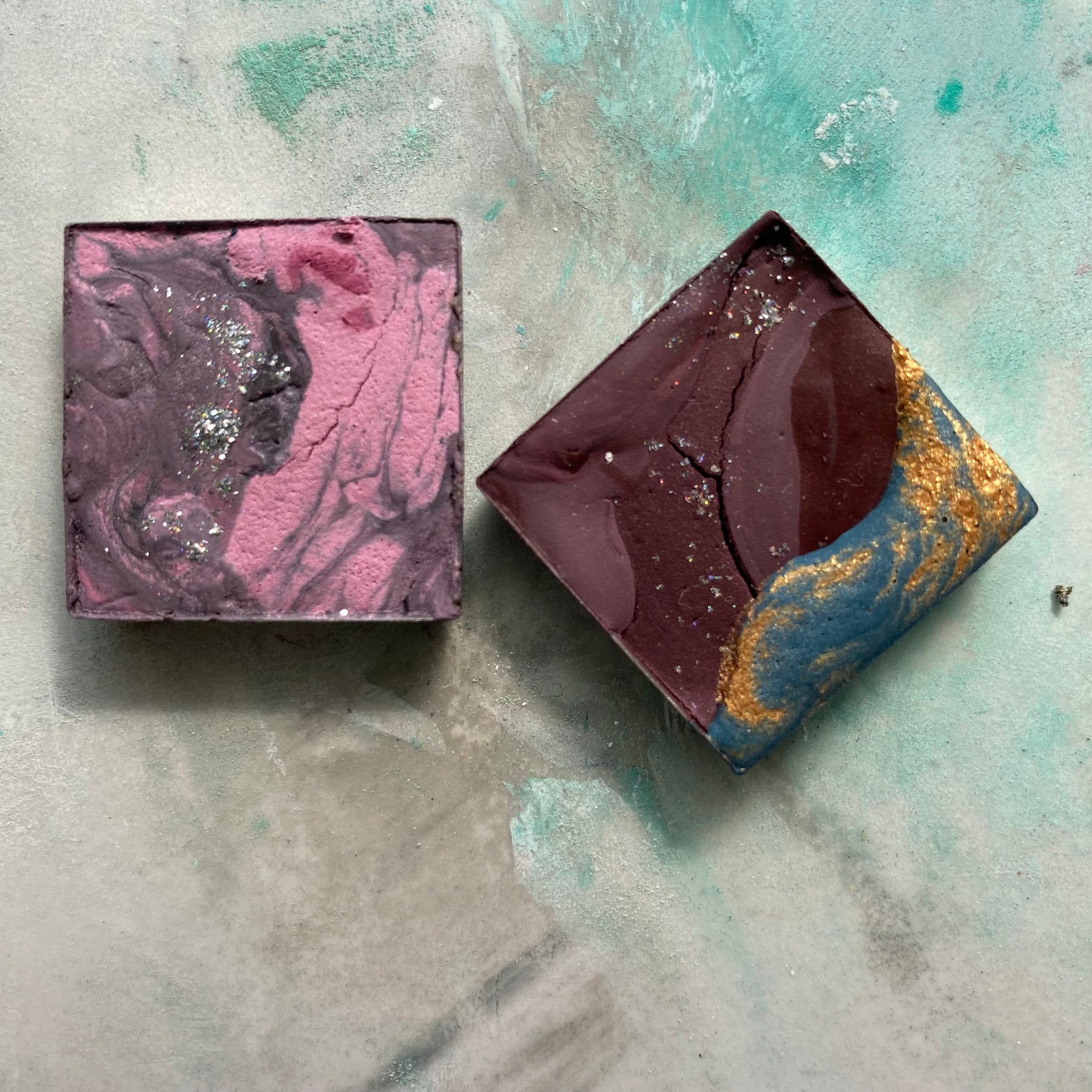 #tracibautistaCOLOR ~ {winter🌸spring blossoms} handcrafted watercolor 2-set