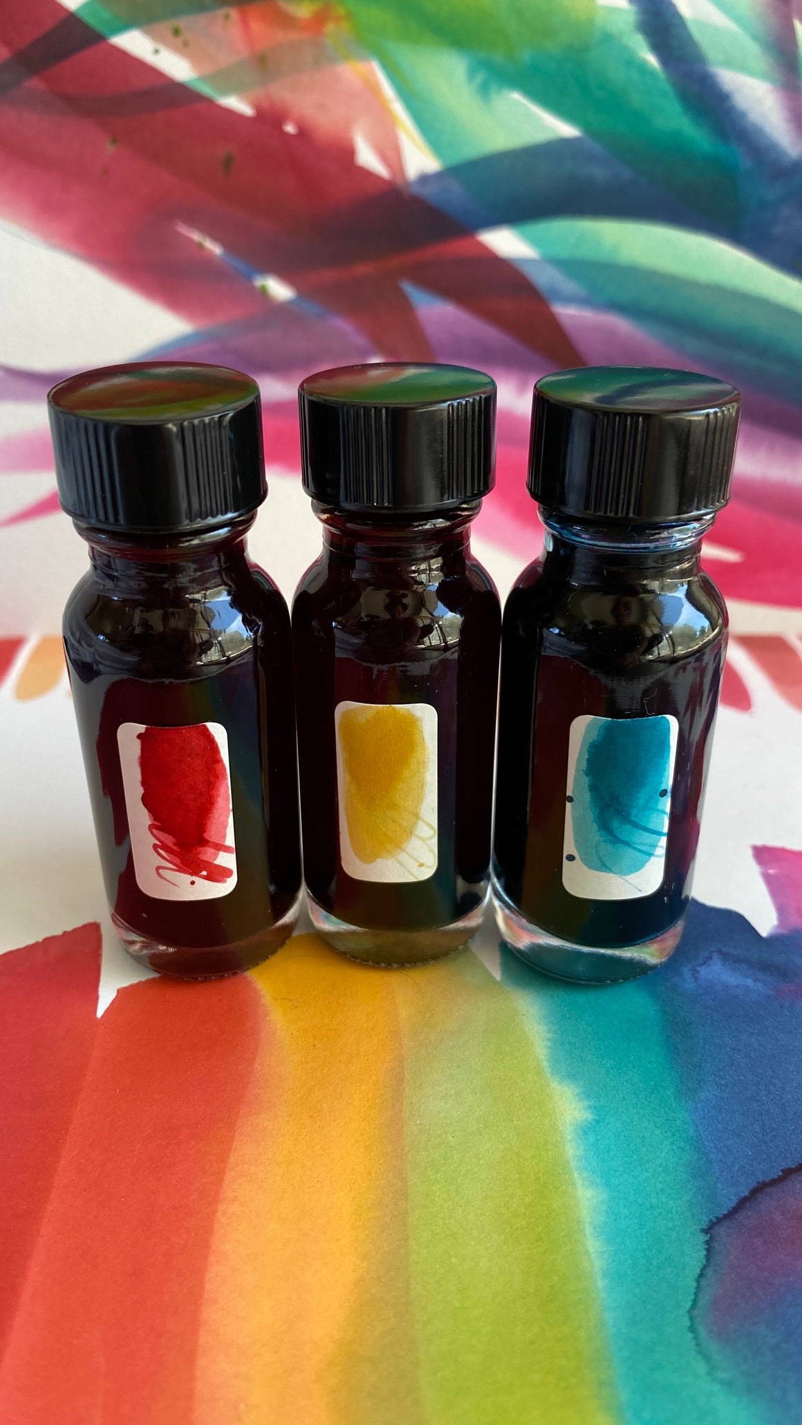 #tracibautistaCOLOR ~ KALEIDOSCOPE FLORALS artisan ink 3-set {15ml}