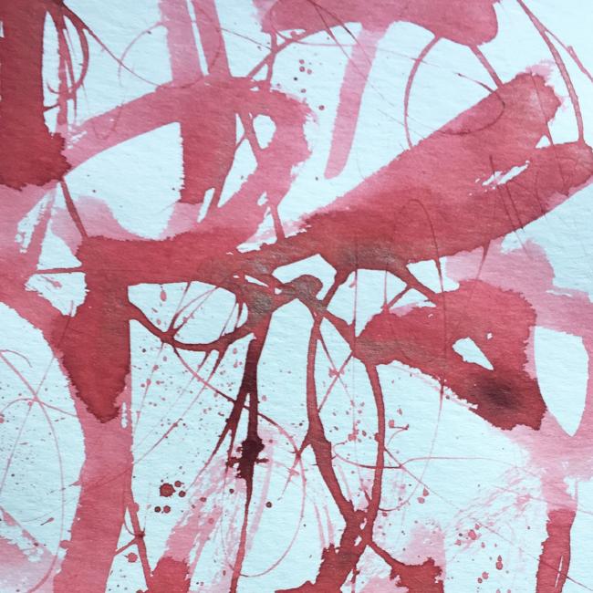 #tracibautistaCOLOR NYFW FW18 handcrafted artisan watermedia ink + handmade watercolor by traci bautista