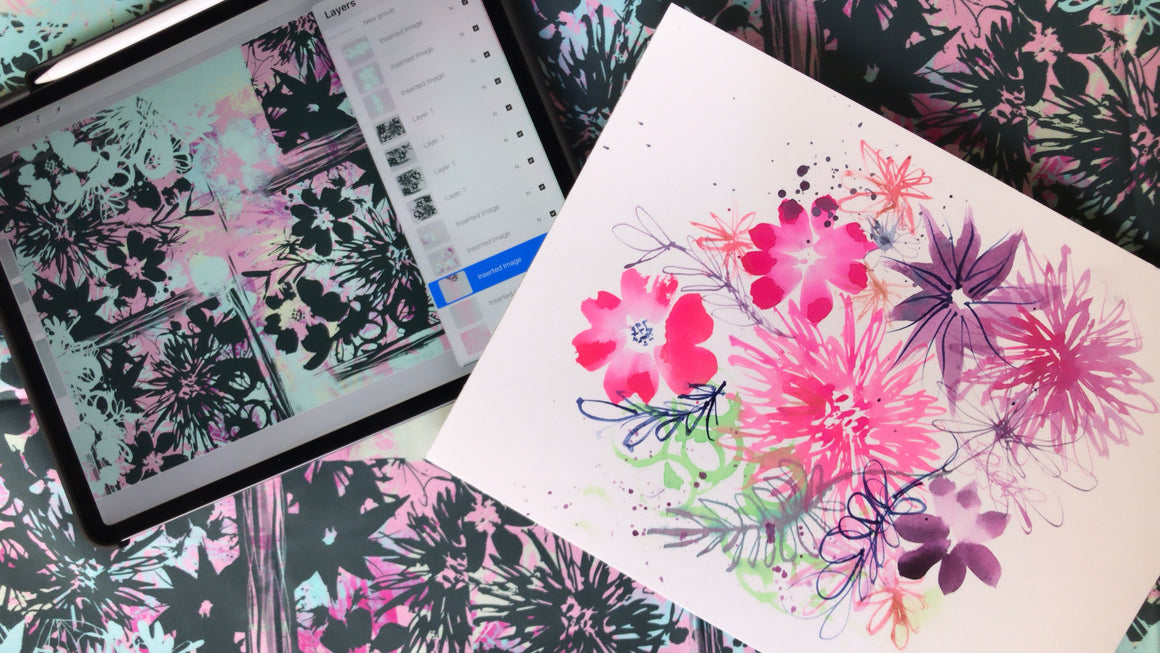 PROCREATE PATTERN workshop BUNDLE