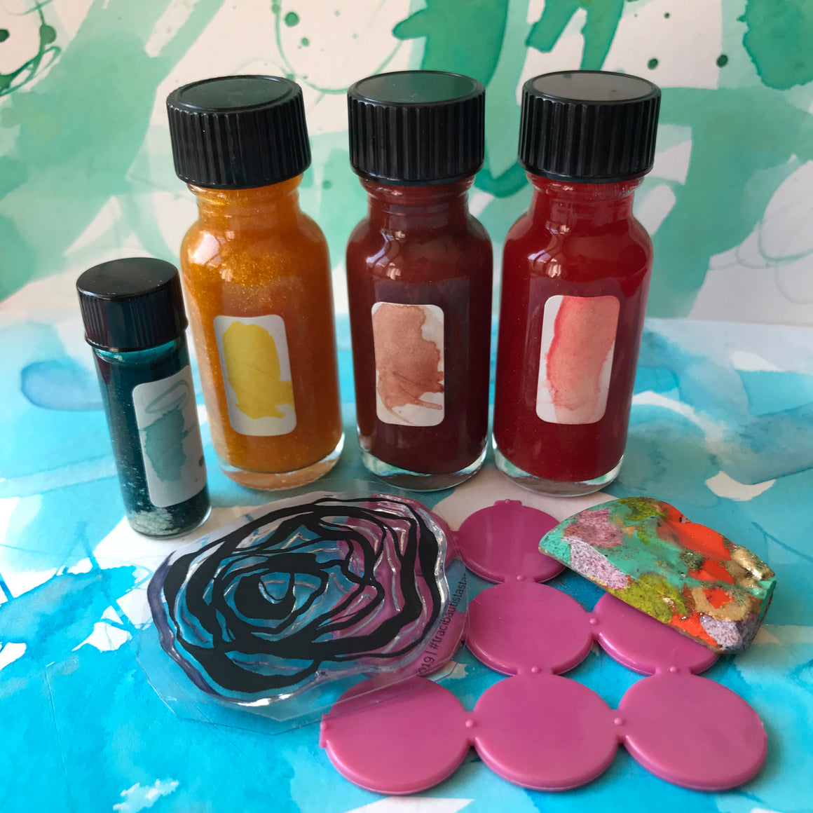 #tracibautistaCOLOR ~ FLORAL BLOOMS watermedia mix kit