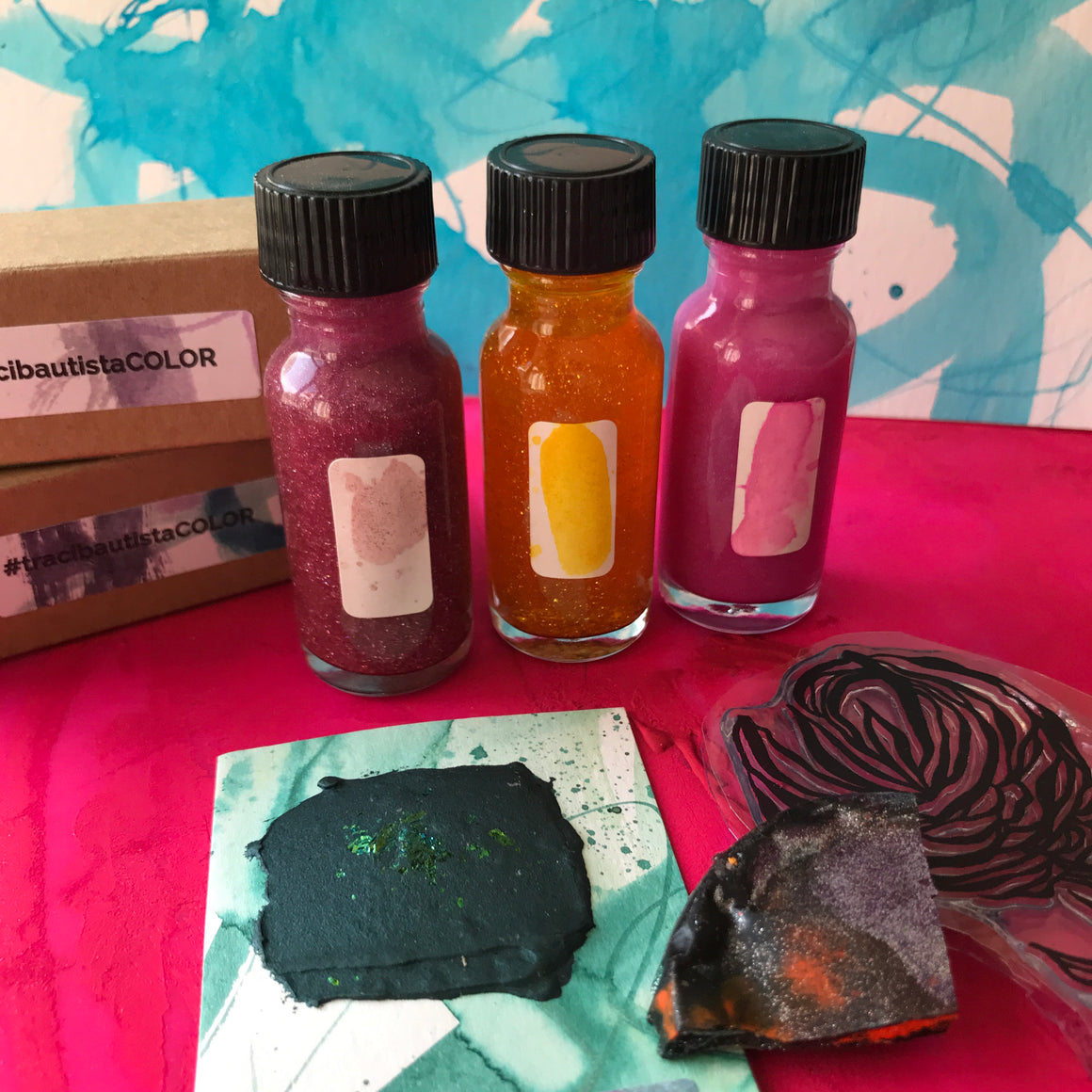 #tracibautistaCOLOR ~ FLORAL BLOOMS watermedia mix kit