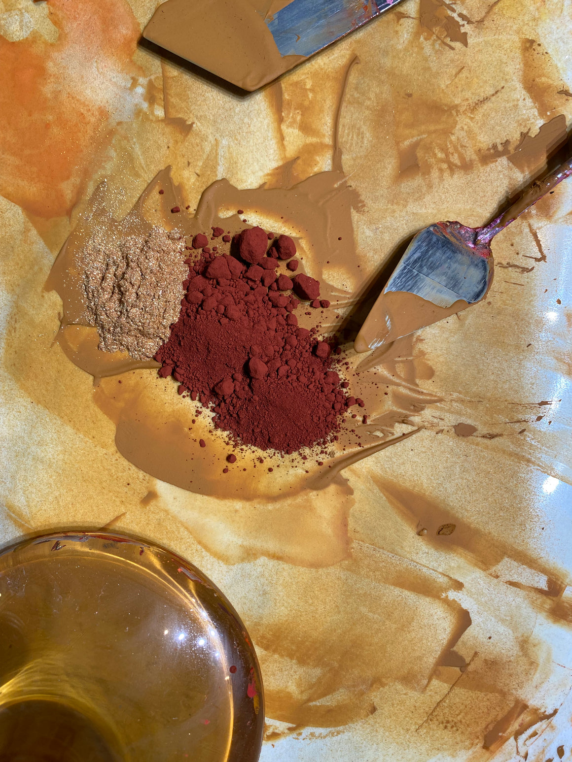 #tracibautistaCOLOR ~ FOREVER CHASING SUNSETS multi-color watercolor swatch tile {4-set}