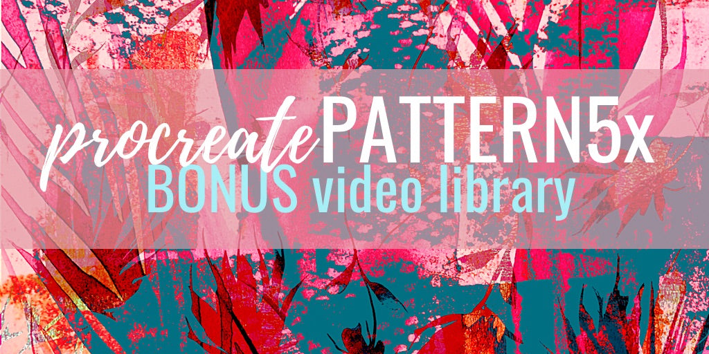 PROCREATE PATTERN workshop BUNDLE