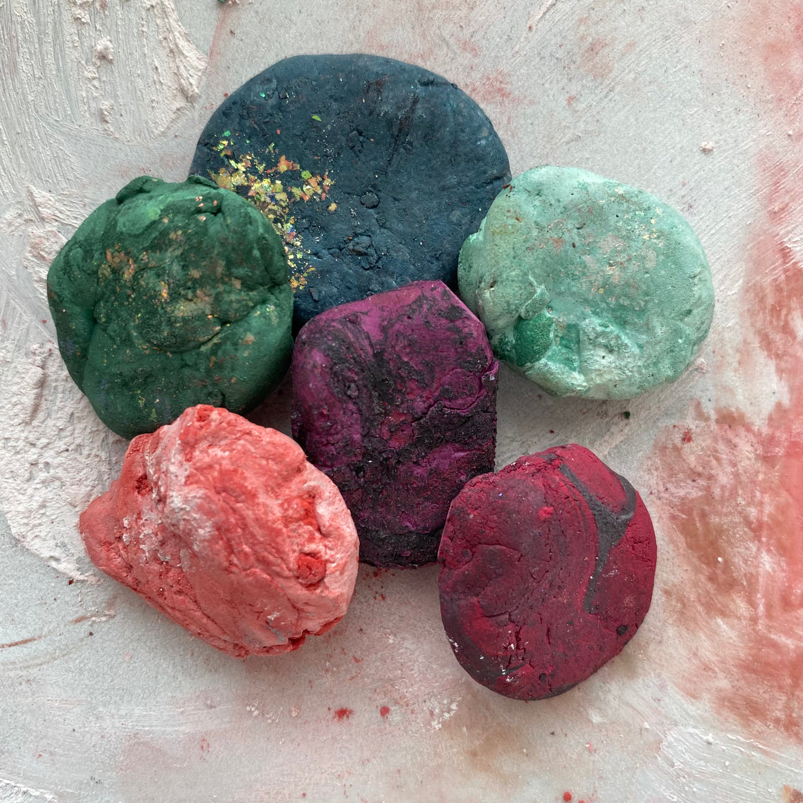 #tracibautistaCOLOR ~ WILD BLOOMS pigment stones {5-set}