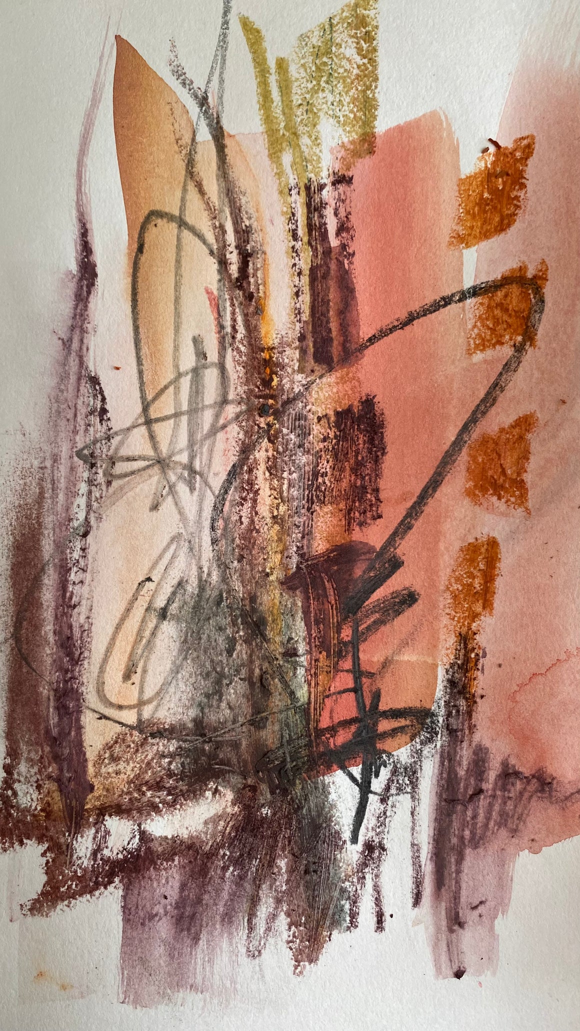 #tracibautistaCOLOR ~ FOREVER CHASING SUNSETS multi-color watercolor swatch tile {4-set}