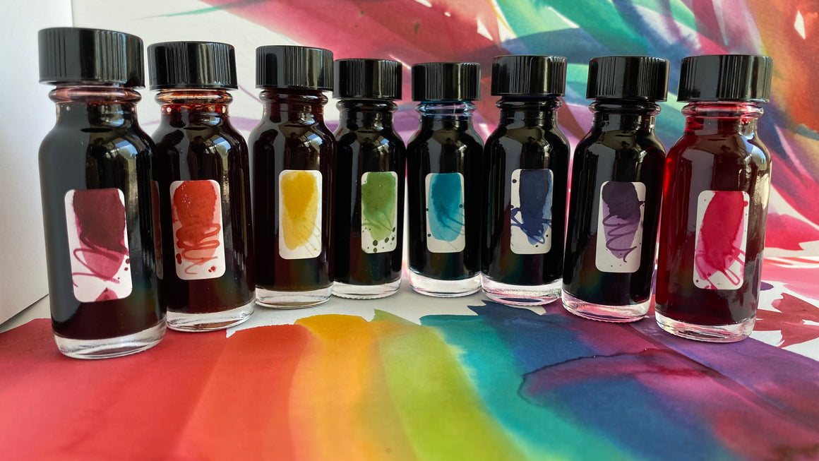 #tracibautistaCOLOR ~ KALEIDOSCOPE FLORALS artisan ink 8-set {15ml}