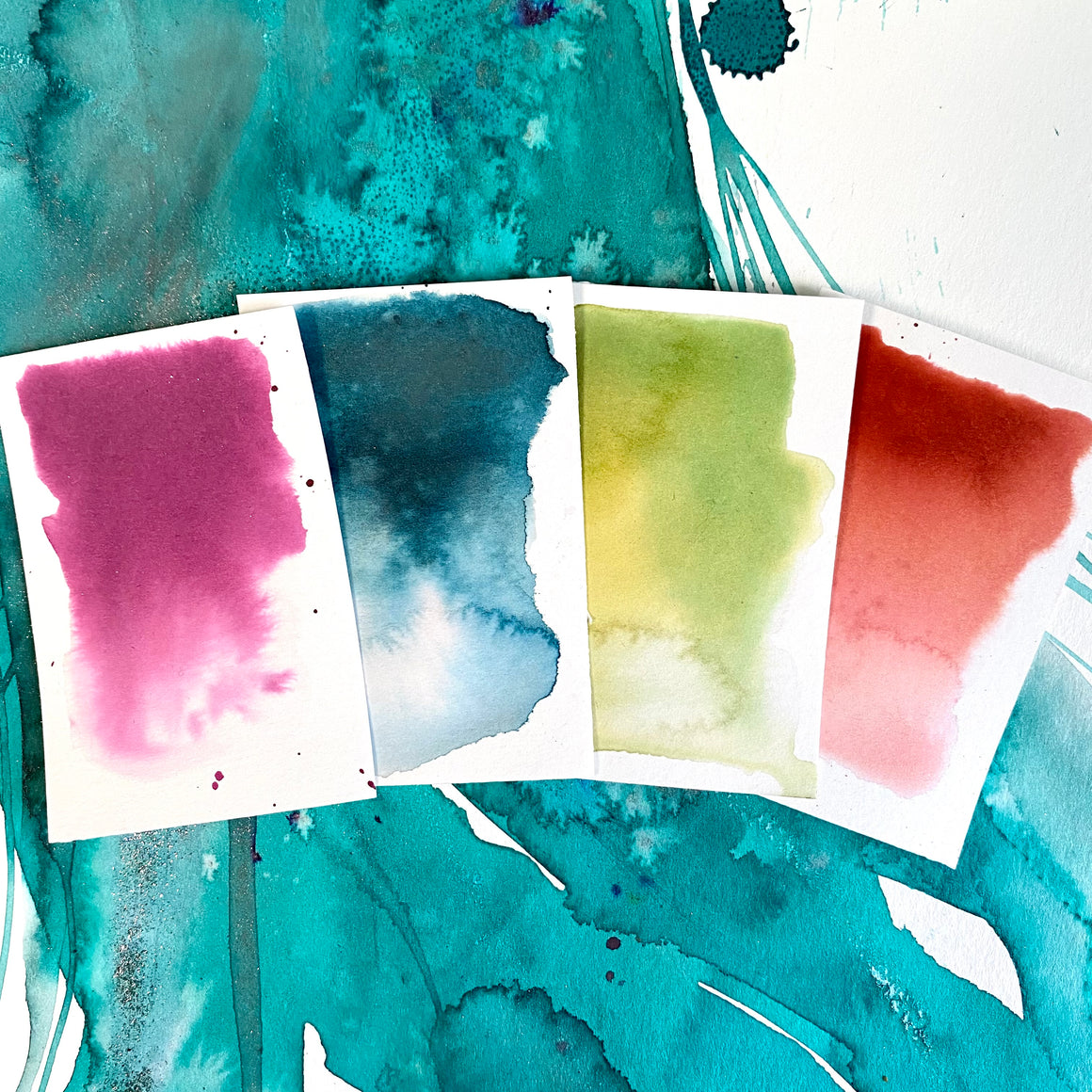 #tracibautistaCOLOR ~ LANIKAI SUNRISE artisan ink 4-set