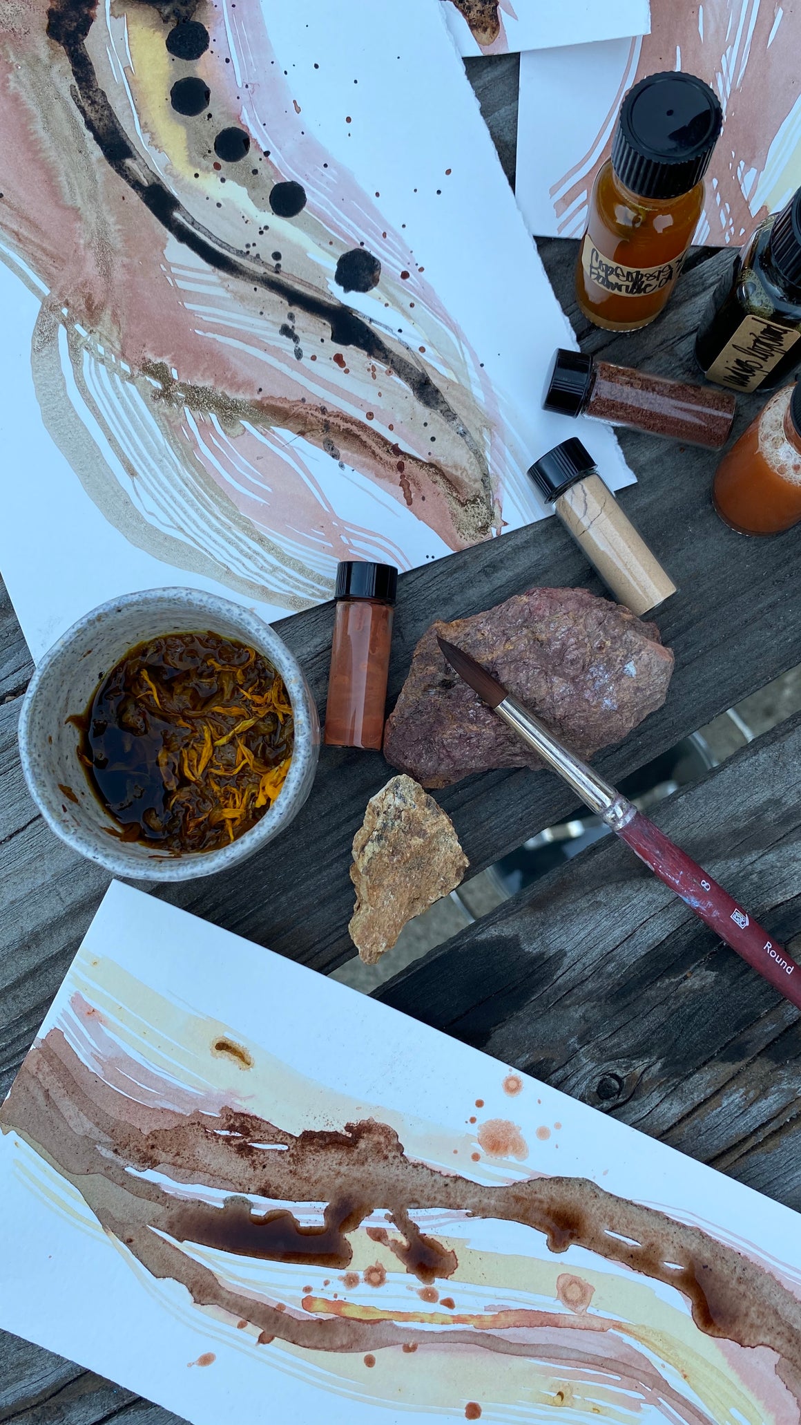 BOTANICAL wild inks {virtual workshop}