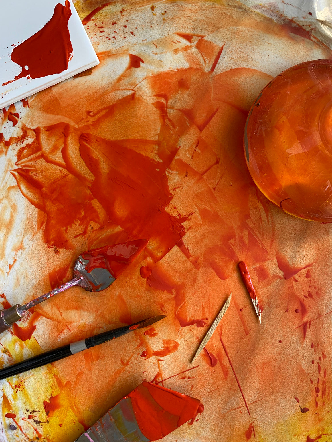 #tracibautistaCOLOR ~ FOREVER CHASING SUNSETS multi-color watercolor swatch tile {4-set}