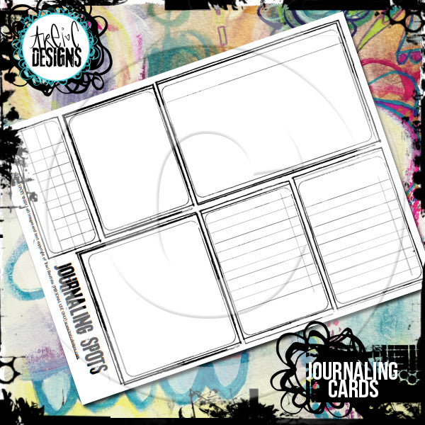 days+months journaling cards