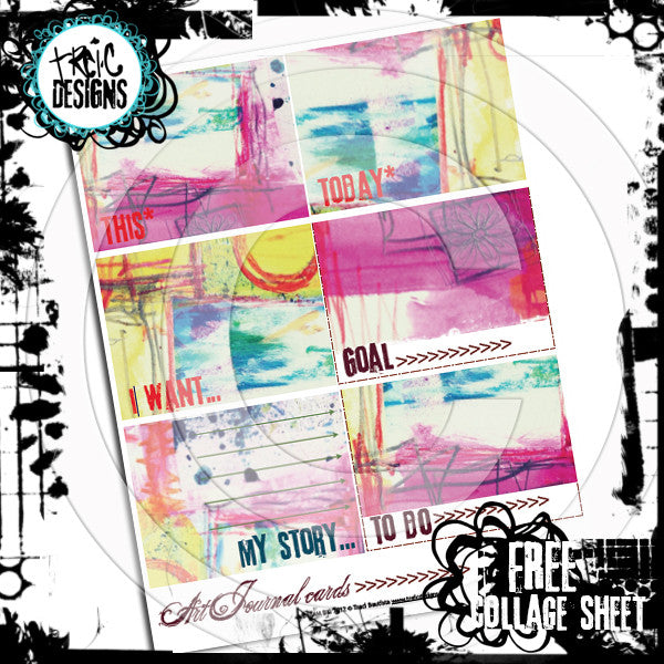 DREAM BIG journaling cards